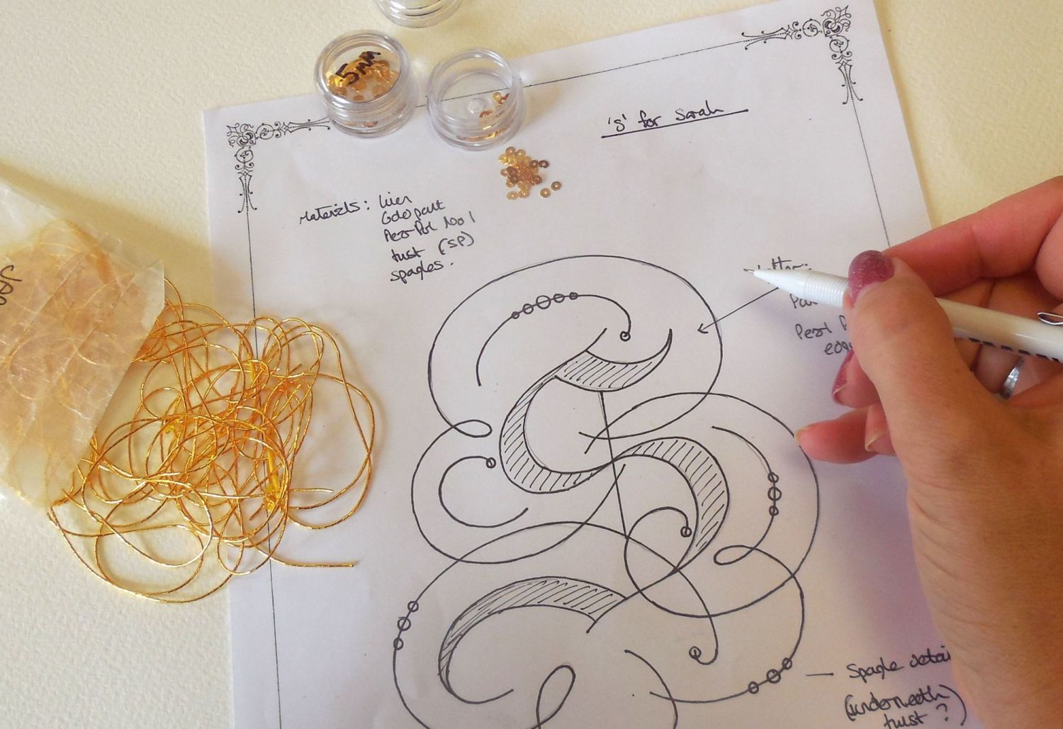 Beginners Embroidery How to get into hand embroidery as a beginner. Learn with Sarah Homfray