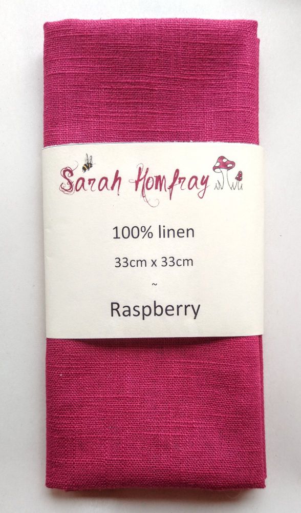 Linen - Raspberry