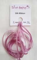 2mm Rose pink 284 silk ribbon