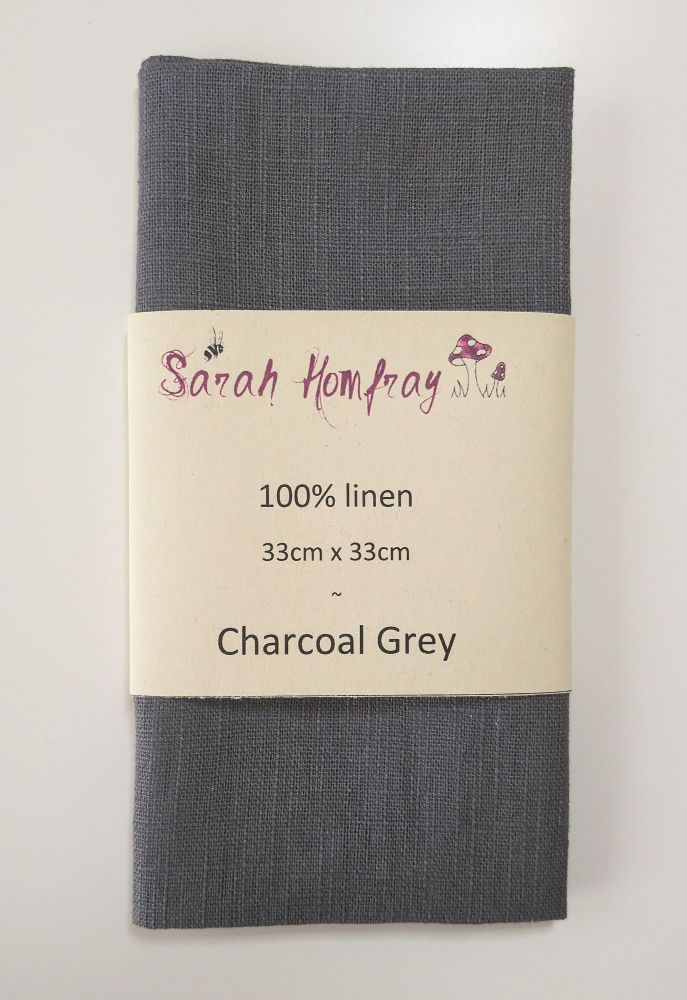 Linen - Charcoal grey