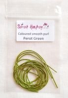 Coloured smooth purl no.6 - Perot Green NEW!