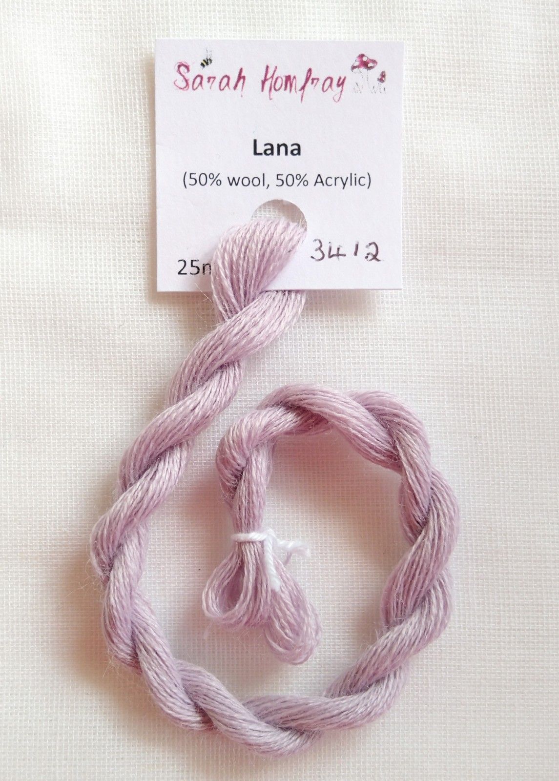 3412 Pale Lavender Burmilana (Lana) thread NEW! 