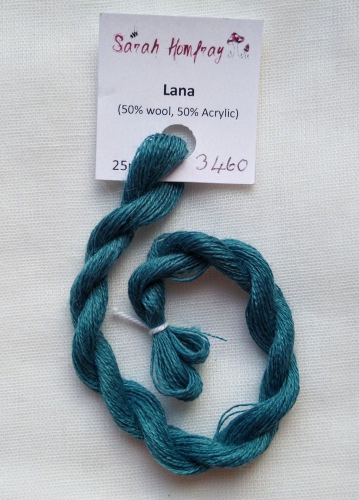 3460 Darkest Jade Green Burmilana (Lana) thread. (JADE)