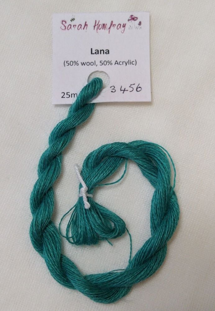 3456 Mid Jade Green Burmilana (Lana) thread. (JADE)