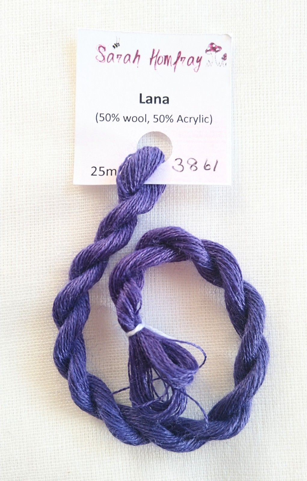3861 Purple grape Burmilana (Lana) thread NEW! 