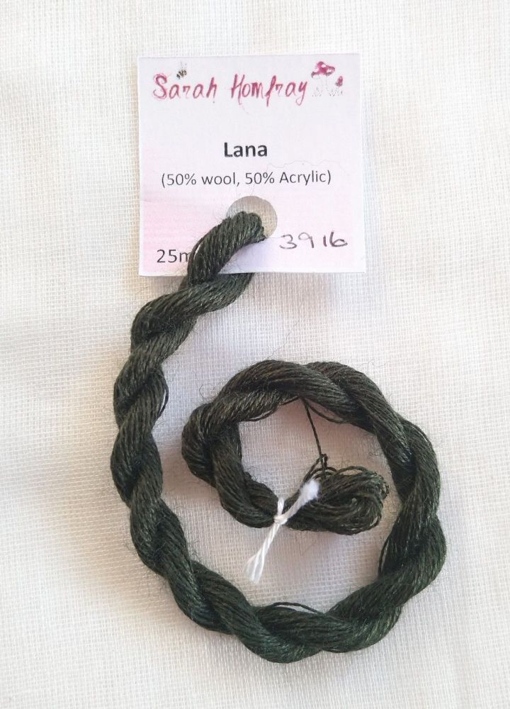 3916 Dark Forest Green Burmilana (Lana) thread. (GREEN)
