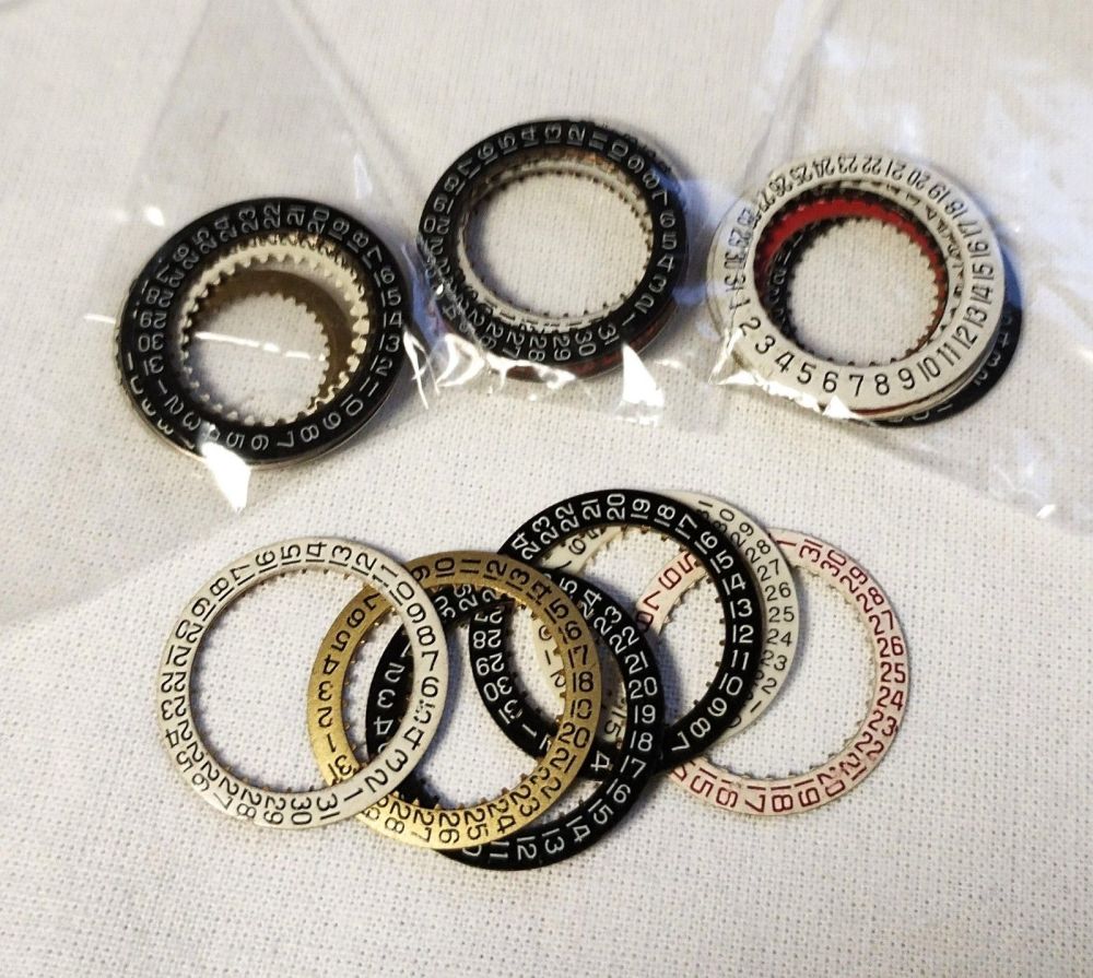 Steam punk parts - Date rings