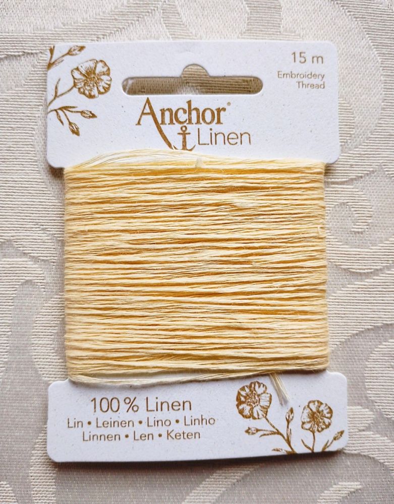 Anchor 100% linen thread - 009 Buttermilk