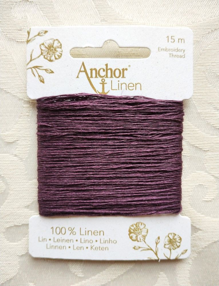 Anchor 100% linen thread - 022 Blackberry