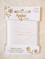 Anchor 100% linen thread - 001 Snowdrop