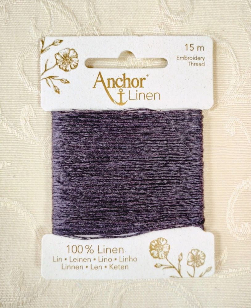 Anchor 100% linen thread - 008 Charcoal