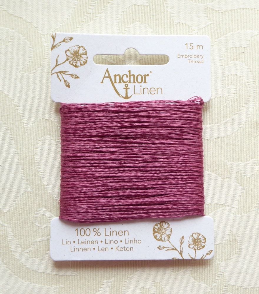 Anchor 100% linen thread - 019 Plum