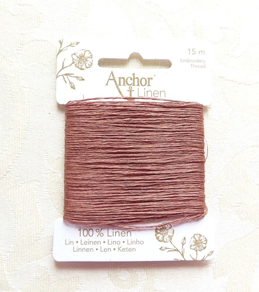 Anchor 100% linen thread - 014 Hazelnut