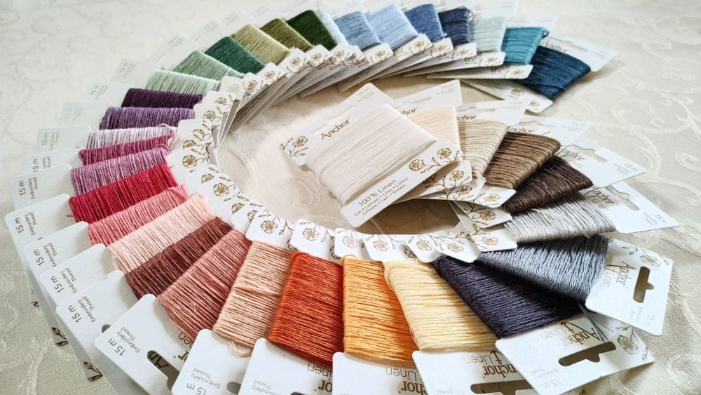 Anchor linen thread - Hand Embroidery supplies shipped worldwide