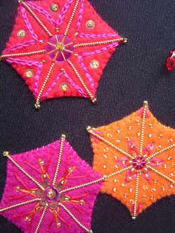 Rain and Shine embroidery kit