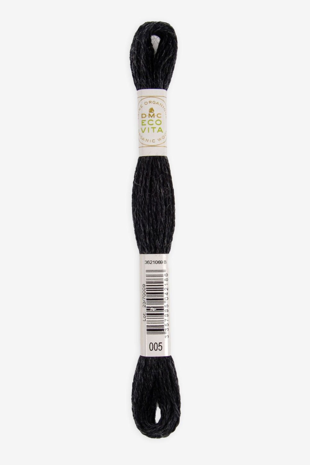 Eco Vita Naturally Dyed Organic Wool Thread 005 Grey