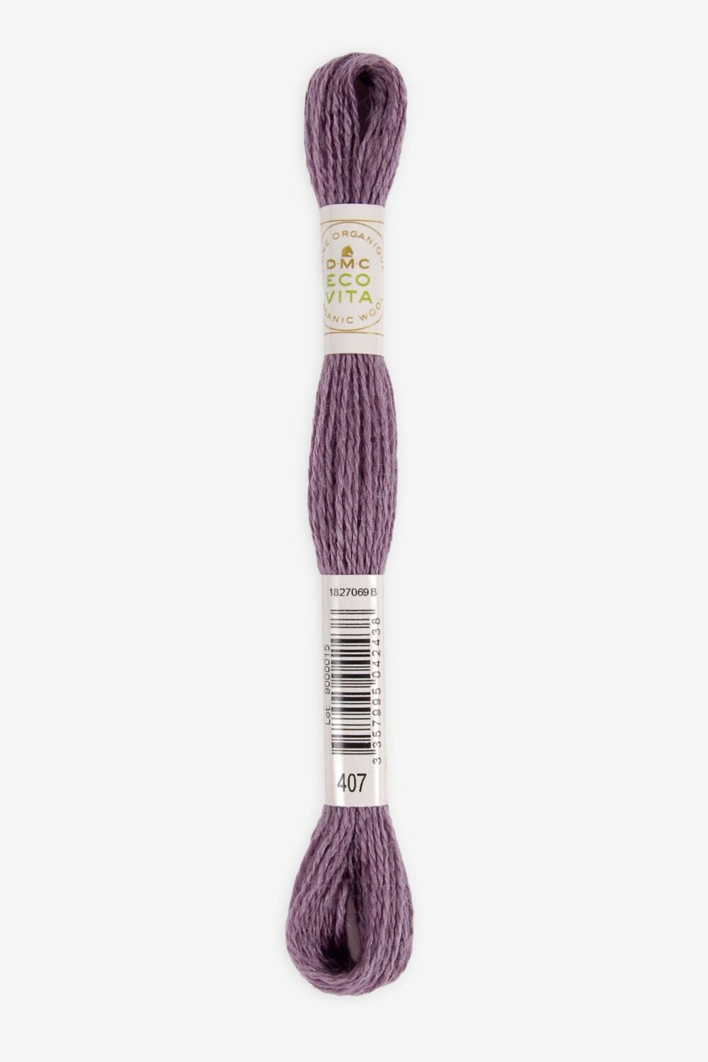 Eco Vita Naturally Dyed Organic Wool Thread 407 Purple