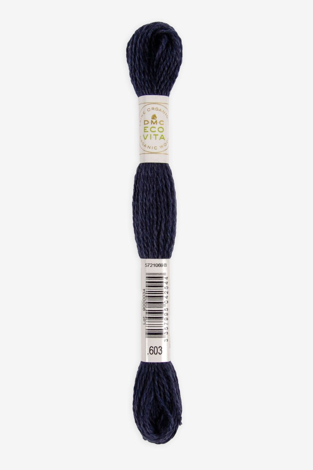 Eco Vita Naturally Dyed Organic Wool Thread 603 Blue