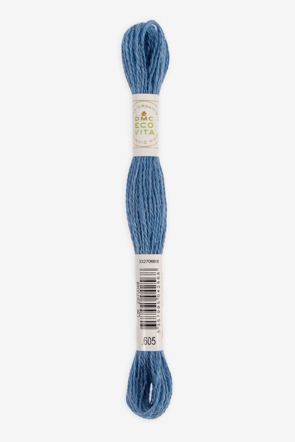 Eco Vita Naturally Dyed Organic Wool Thread 605 Blue