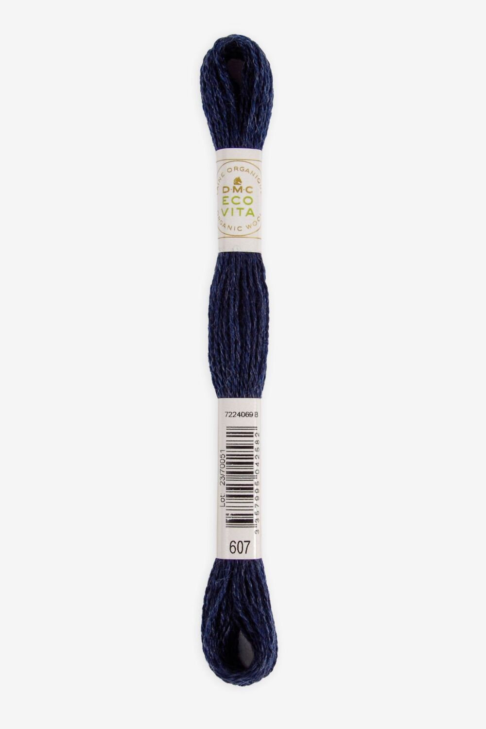 Eco Vita Naturally Dyed Organic Wool Thread 607 Blue