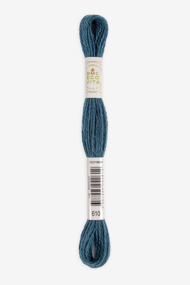 Eco Vita Naturally Dyed Organic Wool Thread 610 Blue