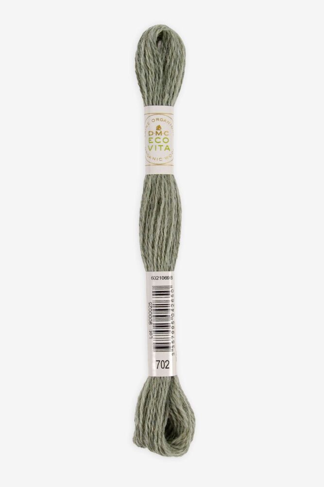 Eco Vita Naturally Dyed Organic Wool Thread 702 Green