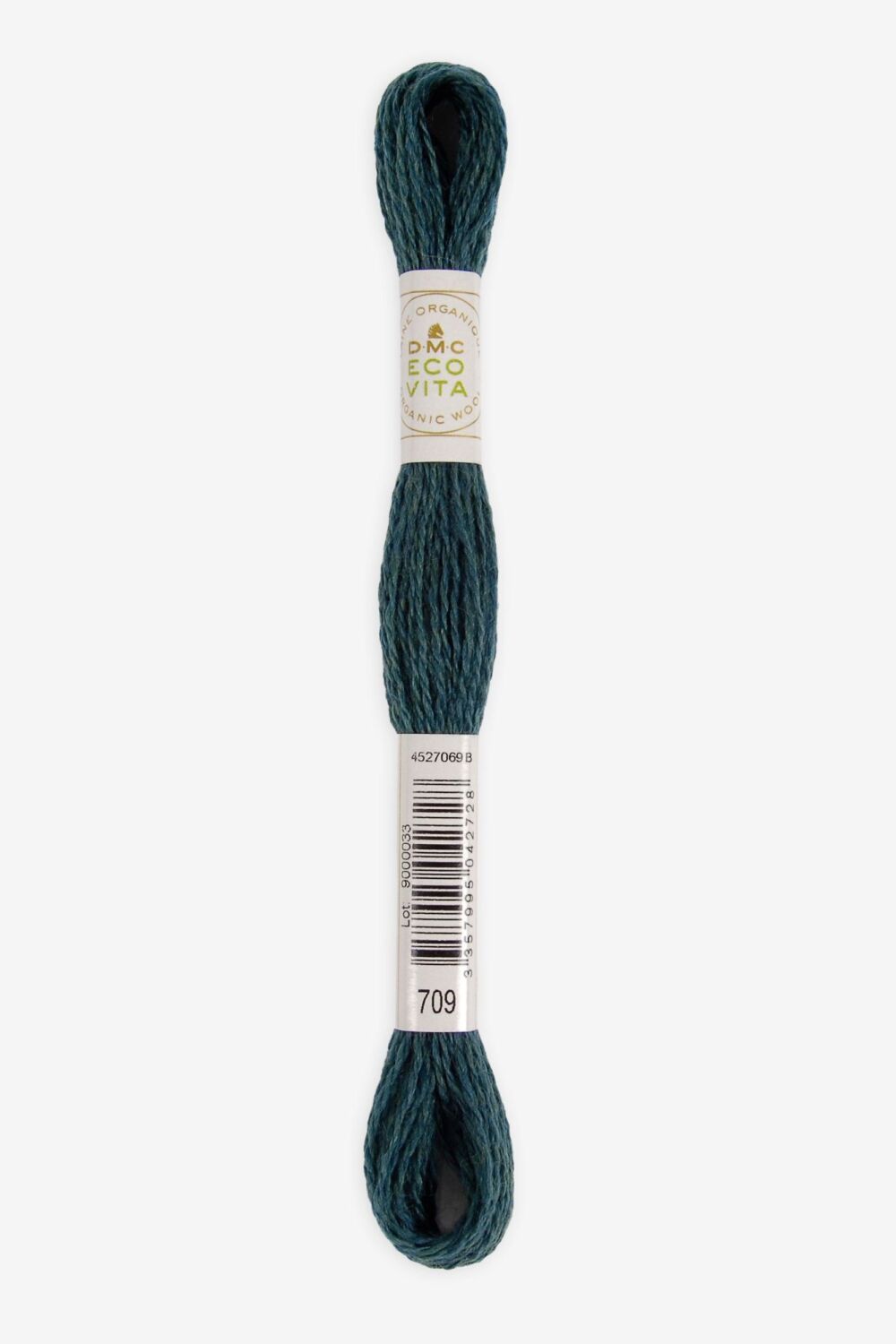 Eco Vita Naturally Dyed Organic Wool Thread 709 Green