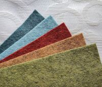 Felt square pack - 5 autumn leaf colours, 10cm x 10cm each colour