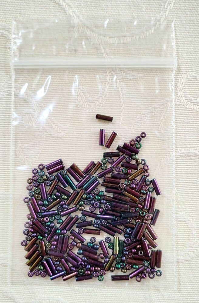 Bag of mixed beads - Purple LAST CHANCE!