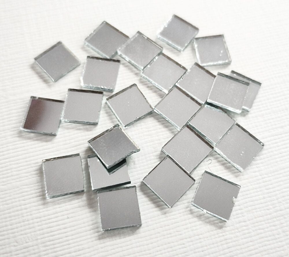 Square Shisha Mirrors (Qty 20, size 7mm x 7mm)