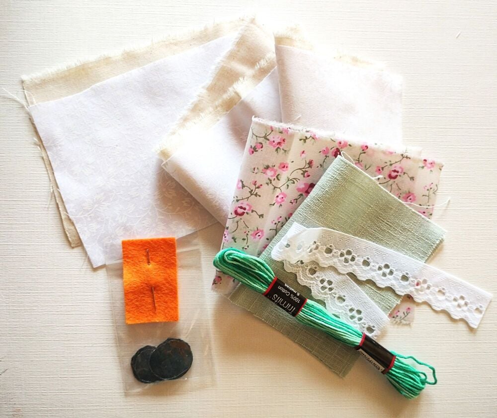 Slow stitch materials pack - (Long, for sampler project)