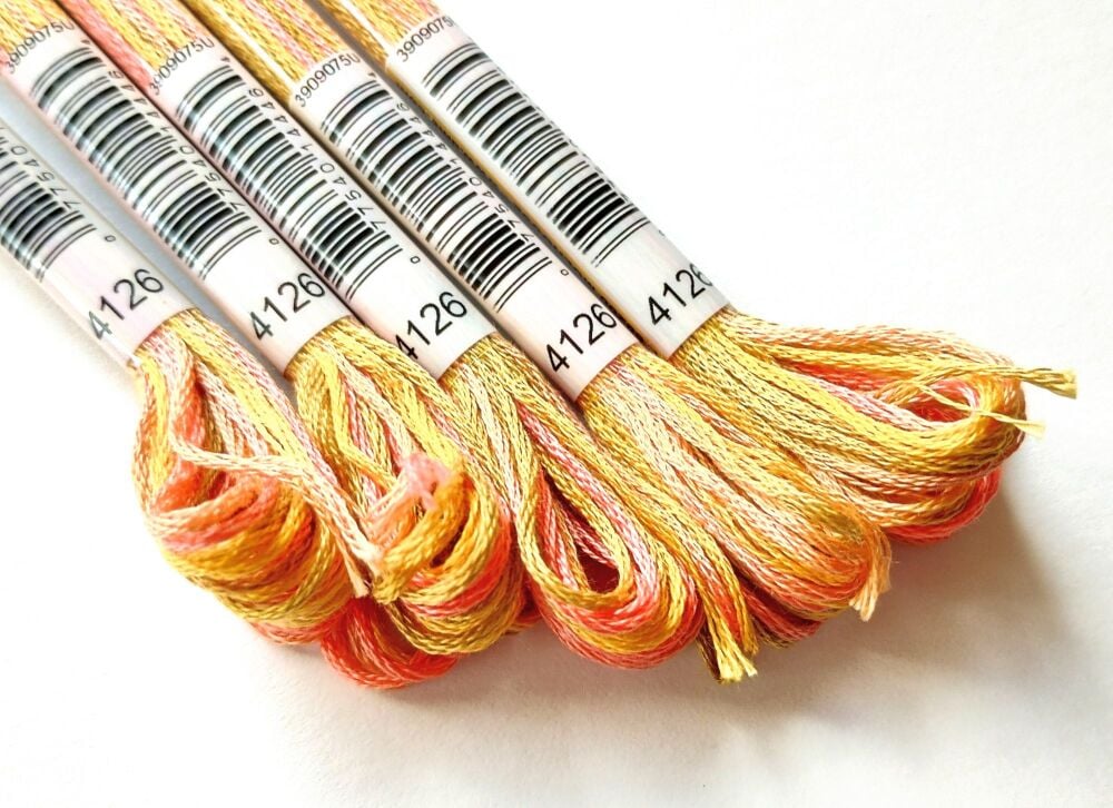 DMC Mouliné Color Variations 4126 Orange yellow