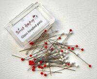 Glass-headed pins
