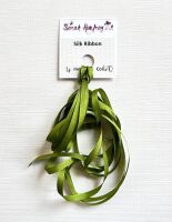 4mm Olive Green 470 silk ribbon NEW!