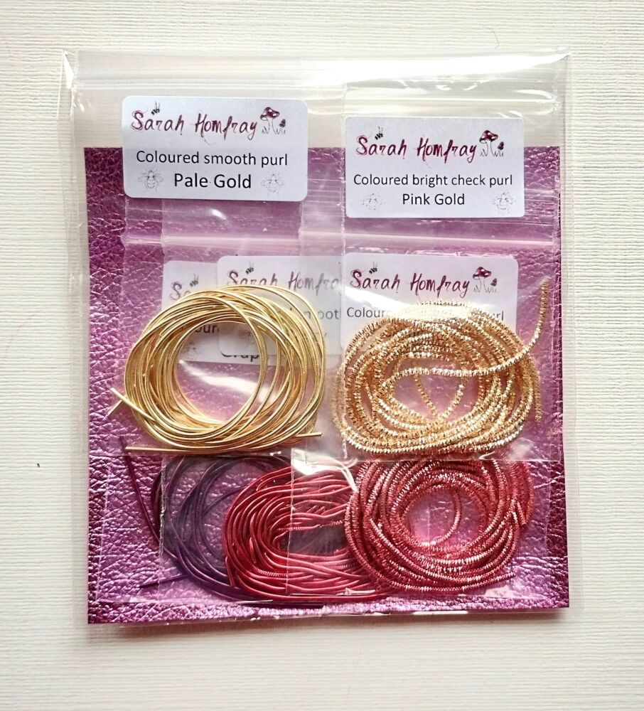 Gold materials pack - Pink and Gold LIMITED STOCK!
