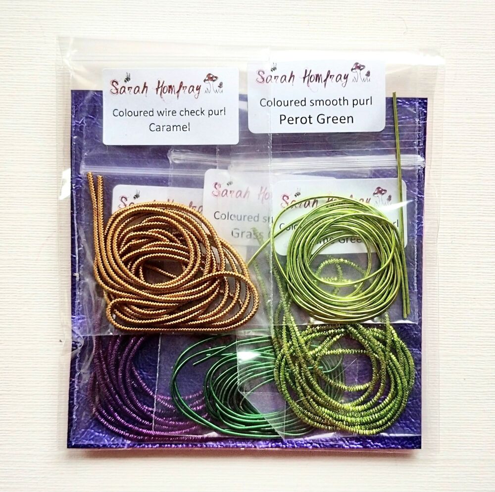 Gold materials pack - Purple and Green LIMITED STOCK!