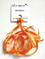 4mm Apricot Orange 741 silk ribbon