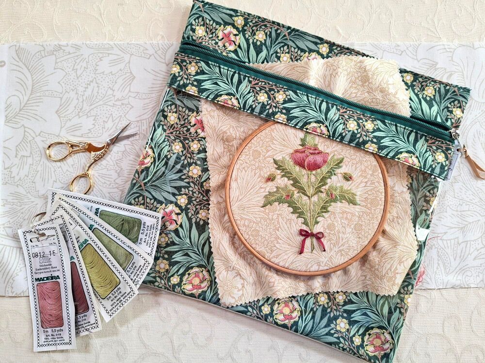 Gift Collection - Project Pouch in Morris Green