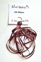 2mm Brown 938 silk ribbon