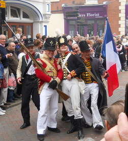 Dickens festival soldiers