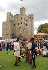 Dickens festival castle