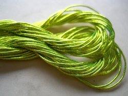 Lime green japan thread detail