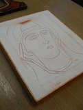 Icon design ready for painting