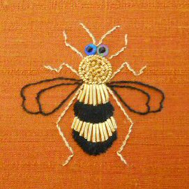 Goldwork bumble bee 2013 small 2
