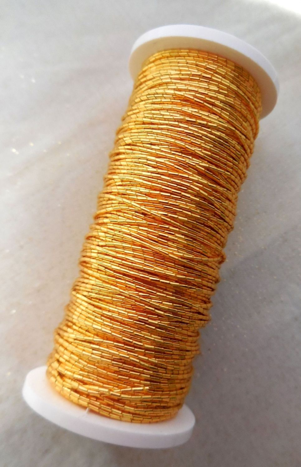 Goldwork Japanese thread No9, gold colour