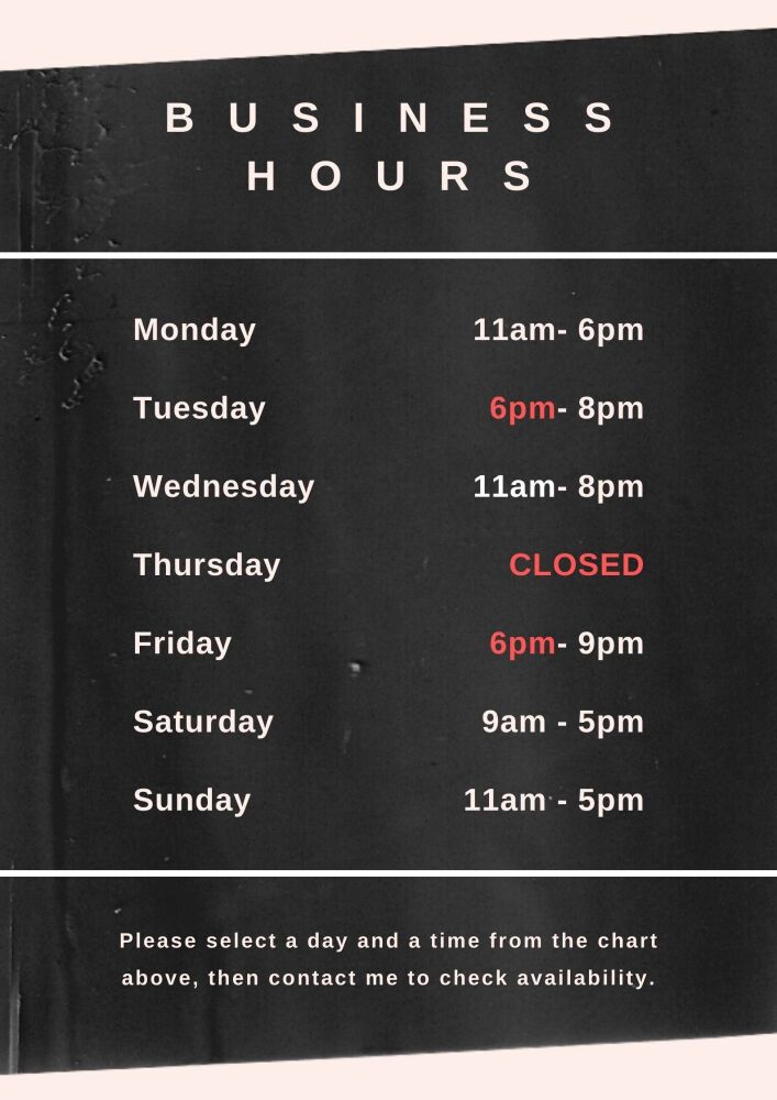 Business Hours Time Poster (2)