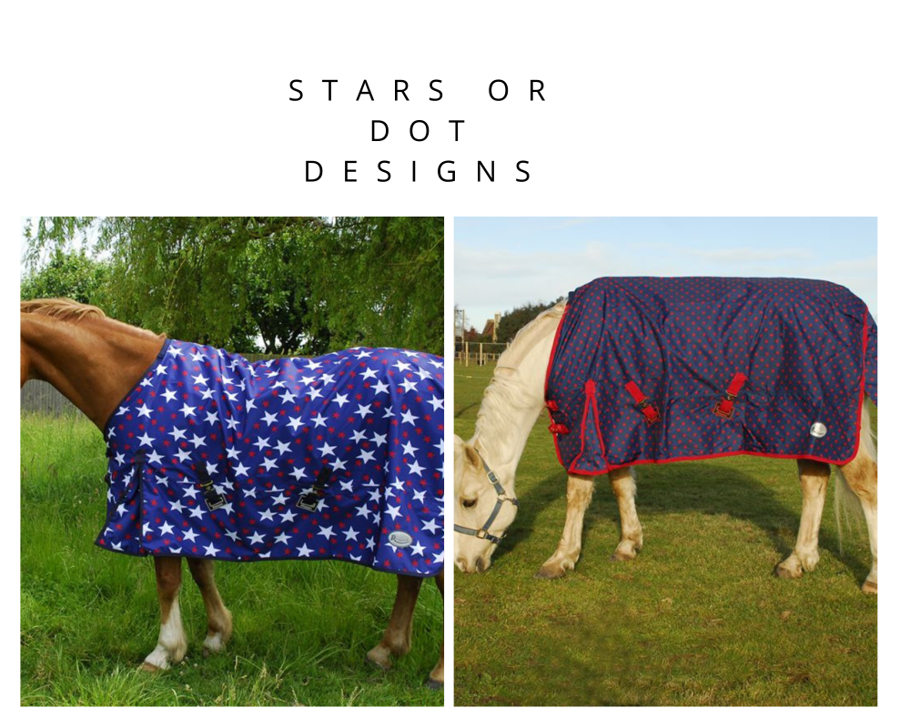 Bolivia Star & Dottie Lightweight Turnout Rugs 0g No Fill