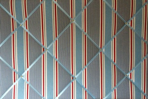 Extra Large 90x60cm Clarke & Clarke Marine Sail Stripe Nautical Fabric Pin