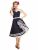 Collectif Ginger Sailor Wing Bust Nautical Navy Blue Doll Dress