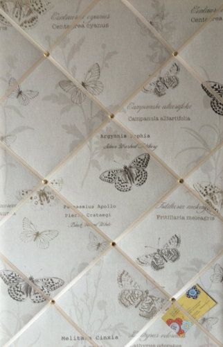 Large 60x40cm Fryetts Papillion Harvest Butterfly Hand Crafted Fabric Memor